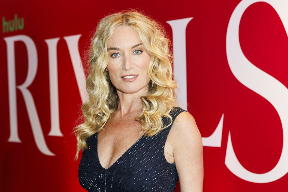 Victoria Smurfit pictured at the Irish Gala Screening of Disney+ Rivals Season 2 at the Light House Cinema Dublin. Picture Andres Poveda